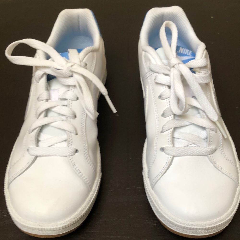 Nike Court Royale - White/Blue, Excellent Condition